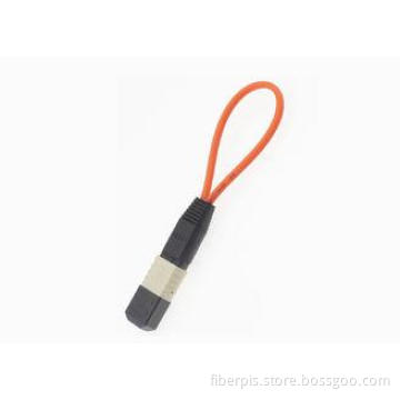 mechanical SM MM MPO fiber optic loopback plug with Low Ins